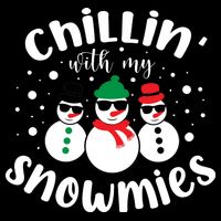 Chillin With My Snowmies Flatbill Hat