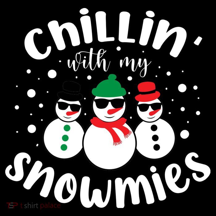 Chillin With My Snowmies Cooling Performance Long Sleeve Crew