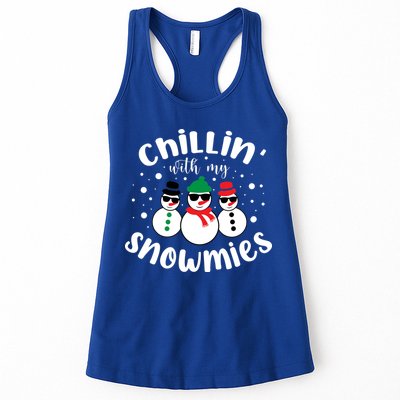 Chillin With My Snowmies Womens Tank Top