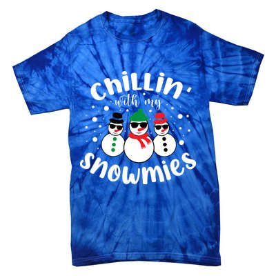 Chillin With My Snowmies Tie-Dye T-Shirt