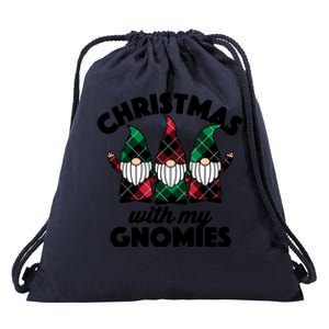 Christmas With My Gnomies Great Gift Drawstring Bag