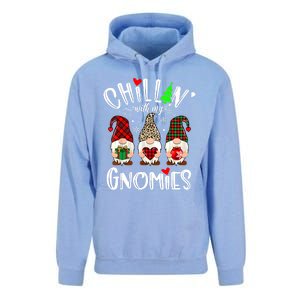 Chillin With My Gnomies Christmas Gnome Family Matching Xmas Meaningful Gift Unisex Surf Hoodie