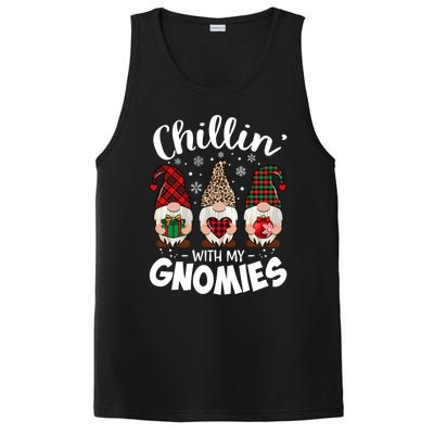 Chillin With My Gnomie Leopard Christmas Gnome Buffalo Gift PosiCharge Competitor Tank