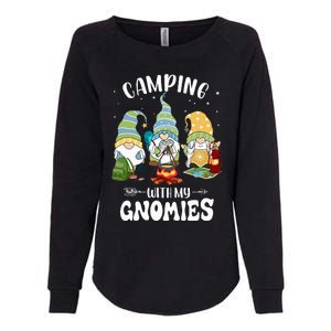 Camping With My Gnomies Funny Gnome Camp Womens California Wash Sweatshirt