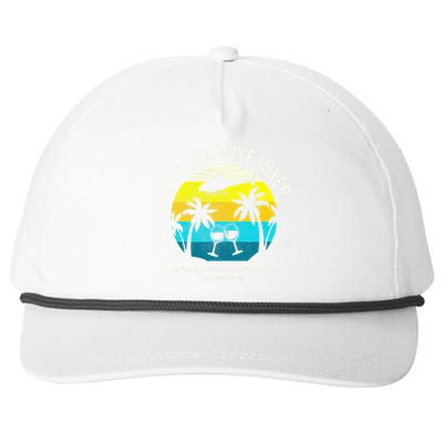 Cata.lina Wine Mixer Party Snapback Five-Panel Rope Hat