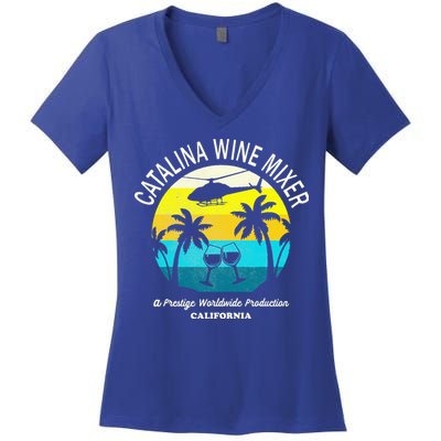 Cata.lina Wine Mixer Party Women's V-Neck T-Shirt