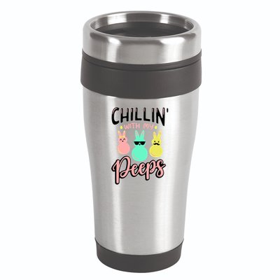 Chillin With My Peeps Spring 16oz Travel Tumbler