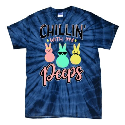 Chillin With My Peeps Spring Tie-Dye T-Shirt