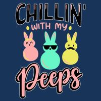 Chillin With My Peeps Spring Infant Baby Jersey Bodysuit