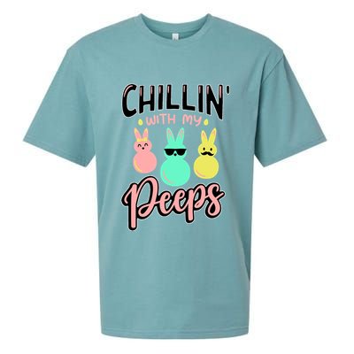 Chillin With My Peeps Spring Sueded Cloud Jersey T-Shirt