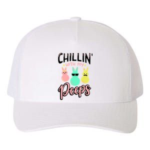 Chillin With My Peeps Spring Yupoong Adult 5-Panel Trucker Hat