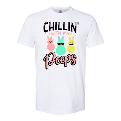 Chillin With My Peeps Spring Softstyle CVC T-Shirt