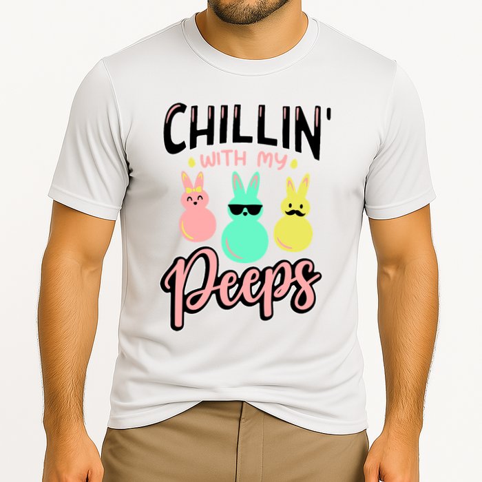 Chillin With My Peeps Spring Performance Shirt