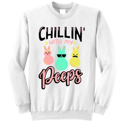 Chillin With My Peeps Spring Sweatshirt