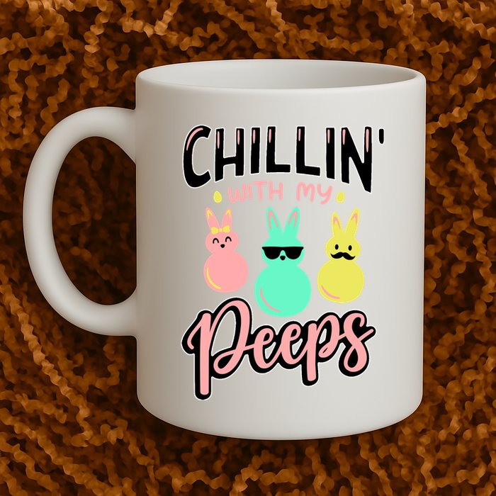 Chillin With My Peeps Spring Mug