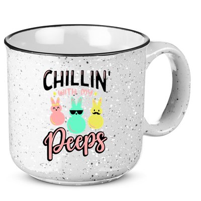 Chillin With My Peeps Spring 15oz Campfire Ceramic Mug