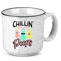 Chillin With My Peeps Spring 15oz Campfire Ceramic Mug