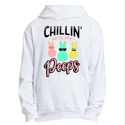 Chillin With My Peeps Spring Urban Pullover Hoodie