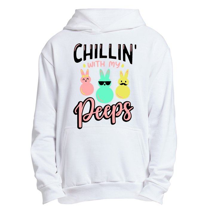 Chillin With My Peeps Spring Urban Pullover Hoodie