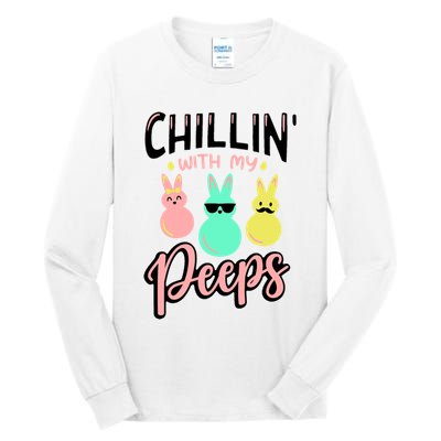 Chillin With My Peeps Spring Tall Long Sleeve T-Shirt