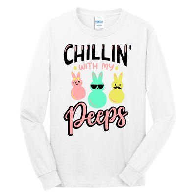 Chillin With My Peeps Spring Tall Long Sleeve T-Shirt