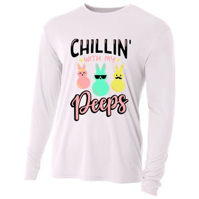 Chillin With My Peeps Spring Cooling Performance Long Sleeve Crew