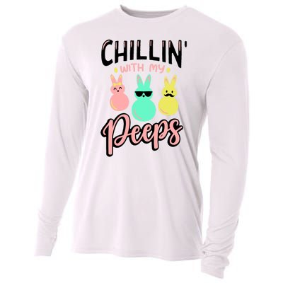 Chillin With My Peeps Spring Cooling Performance Long Sleeve Crew