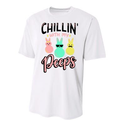 Chillin With My Peeps Spring Performance Sprint T-Shirt