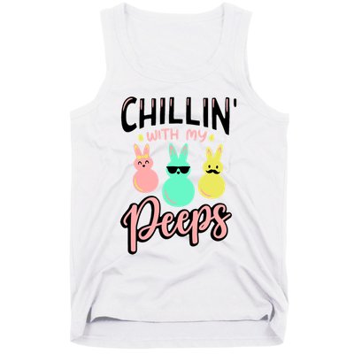 Chillin With My Peeps Spring Tank Top