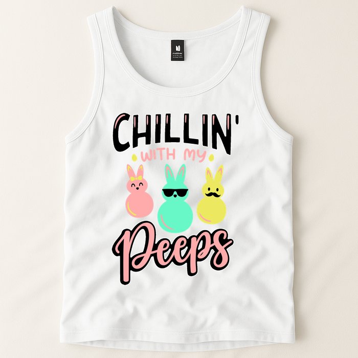 Chillin With My Peeps Spring Tank Top