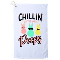 Chillin With My Peeps Spring Golf Towel
