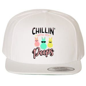 Chillin With My Peeps Spring Wool Snapback Cap