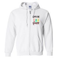 Chillin With My Peeps Spring Full Zip Hoodie