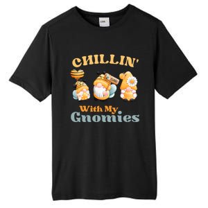 Chillin With My Gnomies Garden Gnomes With Bees Gift Tall Fusion ChromaSoft Performance T-Shirt