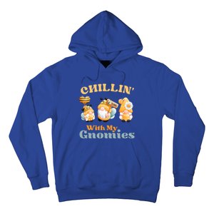 Chillin With My Gnomies Garden Gnomes With Bees Gift Hoodie