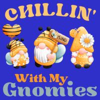 Chillin With My Gnomies Garden Gnomes With Bees Gift Long Sleeve Shirt