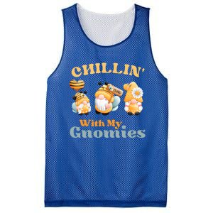 Chillin With My Gnomies Garden Gnomes With Bees Gift Mesh Reversible Basketball Jersey Tank