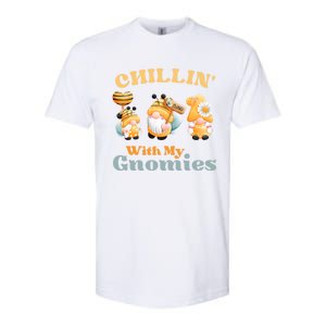 Chillin With My Gnomies Garden Gnomes With Bees Gift Softstyle CVC T-Shirt