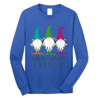 Chillin With My Gnomies Garden Gnome Christmas Lawn Care Gift Long Sleeve Shirt