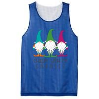 Chillin With My Gnomies Garden Gnome Christmas Lawn Care Gift Mesh Reversible Basketball Jersey Tank