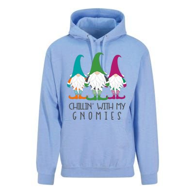 Chillin With My Gnomies Garden Gnome Christmas Lawn Care Gift Unisex Surf Hoodie