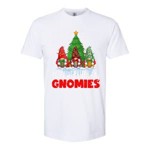 Chillin With My Gnomies Matching Family Christmas Gnome Funny Gift Softstyle CVC T-Shirt