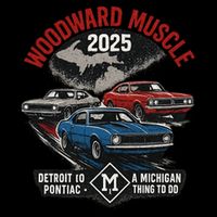 Classic Woodward Muscle 2025 Drawstring Bag
