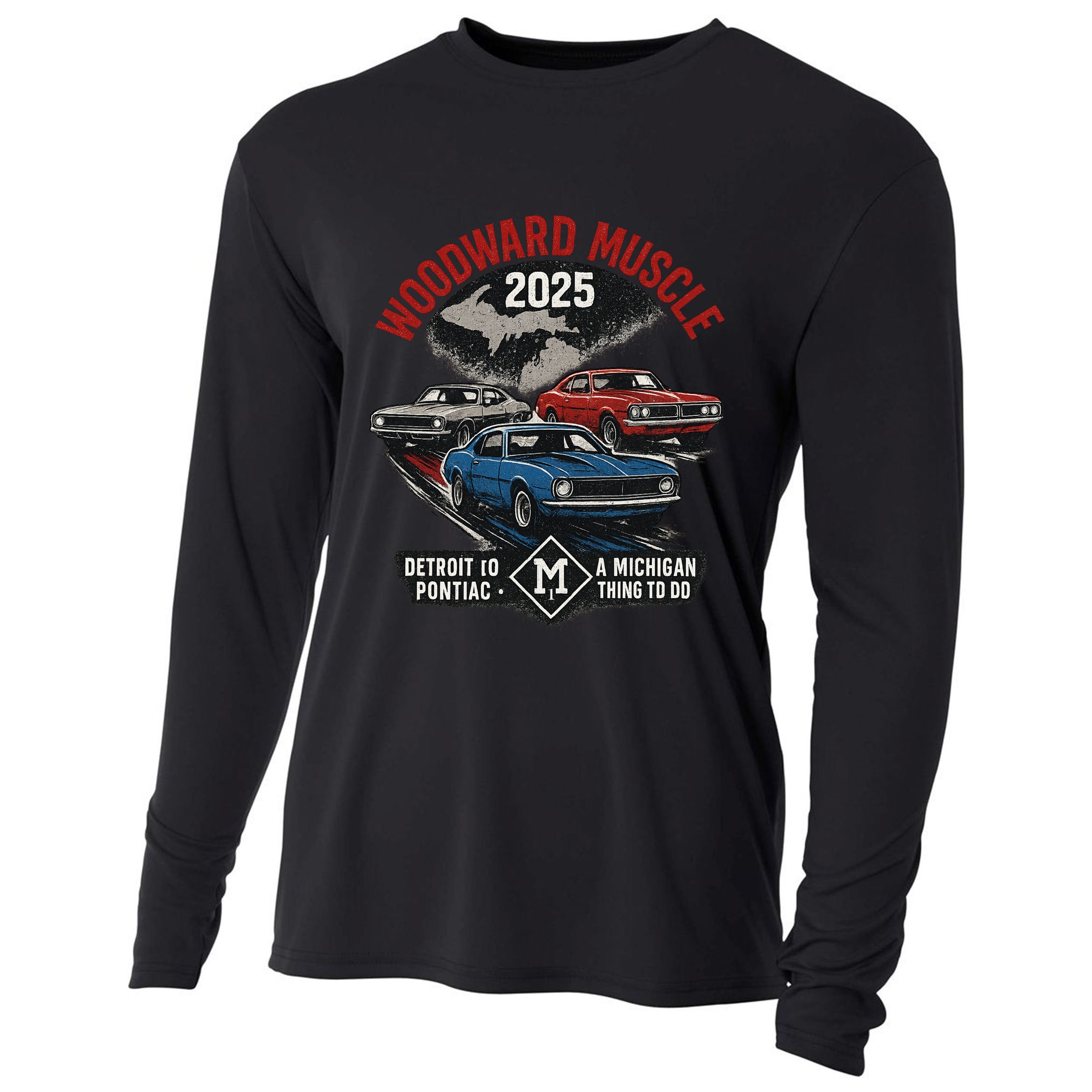 Classic Woodward Muscle 2025 Cooling Performance Long Sleeve Crew
