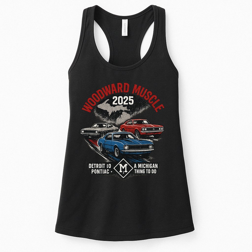 Classic Woodward Muscle 2025 Womens Tank Top