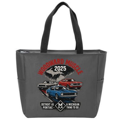 Classic Woodward Muscle 2025 Zip Tote Bag