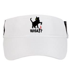 Cat What Murderous Black Cat With Knife Halloween Adult Drive Performance Visor