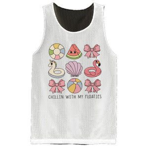 Chillin With My Floaties Mesh Reversible Basketball Jersey Tank