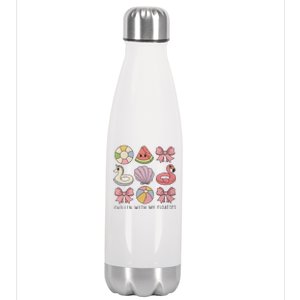 Chillin With My Floaties Stainless Steel Insulated Water Bottle