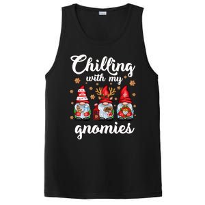 Chillin With My Gnomies Santa Claus Gnomes Groovy Christmas Cool Gift PosiCharge Competitor Tank